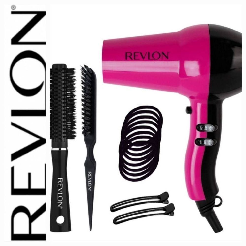 Revlon Ionic Ceramic Dryer Blowout Kit 16-Piece Gift Set